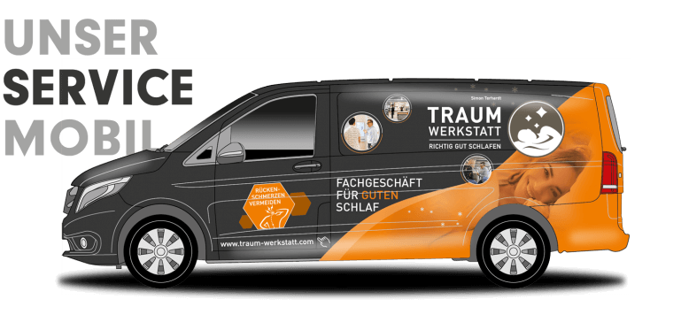 Unser Service-Mobil für Ihren Matratzenservice